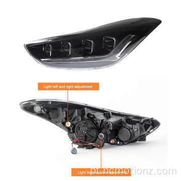 HCMOTIONZ 2011-2015 Lâmpadas dianteiras Hyundai Elantra